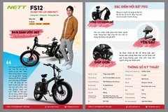 Xe Đạp Điện Trợ Lực NETT FS12 - Hàng Chính Hãng - Bảo Hàng Chính Hãng