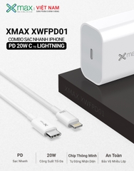 Combo Sạc Nhanh 20W PD+QC3.0 XMAX XWFPD01