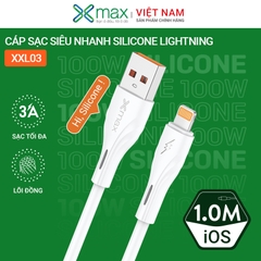 Cáp Sạc Silicone Siêu Nhanh 60W Lightning XMAX XXL03 (Fast-Charging Data Cable)