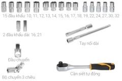 Bộ dụng cụ đa năng 22 món Tolsen 15139