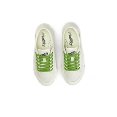GEN E COLLECTION LOW TOP - VANILLA / GREEN - WOMEN