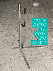 CHỐNG DỰNG XE KIỂU L INOX LOẠI 1