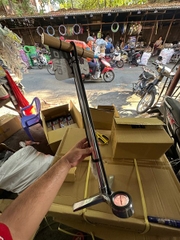 Bơm GIYO GF-16 THÂN NHÔM CÁN GỖ  240PSI
