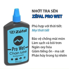 DẦU TRA SÊN XE ĐẠP ZEFAL PRO WET 120ML