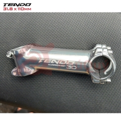 Pô tăng TENDO 31.8 x 110mm Nhôm Bạc Nghiêng 17 Độ PT02