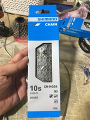 SÊN 10 SPEED SHIMANO CN-HG54 116 MẮT CÓ HỘP