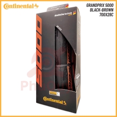 Vỏ Gấp Nâu 700x28c Continental Grand Prix 5000 Handmade in Germany Chính Hãng (VAT)
