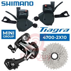 Group SHIMANO TIAGRA 4700 3 Món (Tay Cóc Bấm Xả, Cùi Đề, Líp)