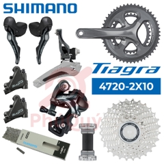 Group SHIMANO 4720 Tiagra Thắng Đĩa Dầu 50-34 11-28 Không Mặt Thắng Đĩa, Có BB