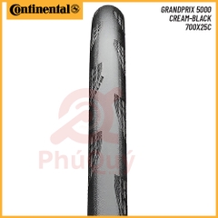 Vỏ gấp kem 700x25c Continental Grand Prix 5000 Handmade in Germany chính hãng