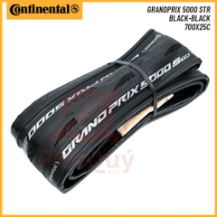 Vỏ gấp 700x25c ĐEN Continental 5000 STR Grand Prix Tubeless