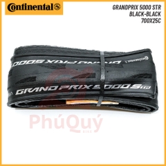 Vỏ gấp 700x25c ĐEN Continental 5000 STR Grand Prix Tubeless