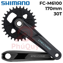 Group SHIMANO M6100 Deore 12 Speed 6 Món ( Dĩa 30T 170mm )