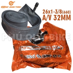 Ruột Cheng Shin 26x1-3/8 (660) Van Xe Máy 32mm A/V (VAT)