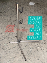CHỐNG DỰNG XE KIỂU L INOX LOẠI 1