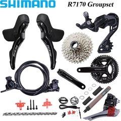 Group SHIMANO R7170 105 52/36  líp 11/36T Không Đĩa Thắng, KHÔNG BB