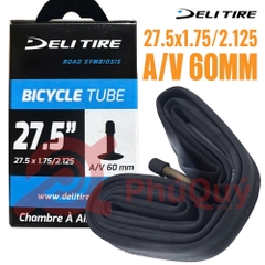 RUỘT XE ĐẠP DELI TIRE 27.5*1.75/2.125 HONDA 60mm A/V
