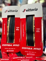 Vỏ Vittoria Corsa Pro 700x26c xài ruột & Tubeless