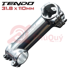 Pô tăng TENDO 31.8 x 110mm Nhôm Bạc Nghiêng 17 Độ PT02