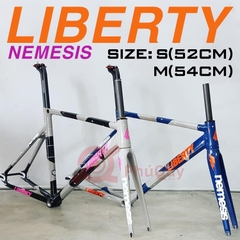 Khung Liberty Nemesis V1 Track Phuộc Carbon