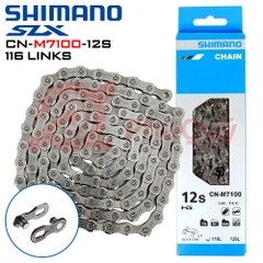 SÊN 12 SPEED SHIMANO SLX CN-M7100 116 MẮT CÓ HỘP