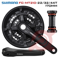 Dĩa SHIMANO FC-MT210-22/32/44T-170mm Kèm BB