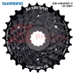 Líp 7 THẢ HG200-7 Màu Đen SHIMANO CHINA 12/28T