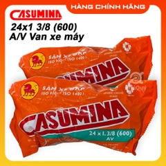 Ruột 600 24x1 3/8 Casumina AV Van Xe Máy