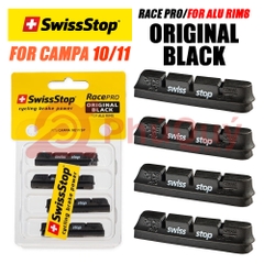 Gôm SWISSTOP CAMPAGNOLO Niềng NHÔM ORIGINAL BLACK