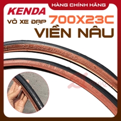 VỎ KENDA VN 700x23c VIỀN NÂU