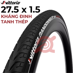 Vỏ Vittoria 27.5x1.5 Randonneur Tech talon thép - kháng đinh