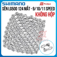 Sên SHIMANO LG500 Không Hộp 124L Dùng Cho 9/10/11 Speed