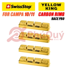 Gôm SWISSTOP CAMPAGNOLO Niềng CARBON VÀNG YELLOW KING