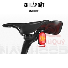Đèn Hậu NAVIHOOD B1 Thông Minh Kết Nối Đồng Hồ