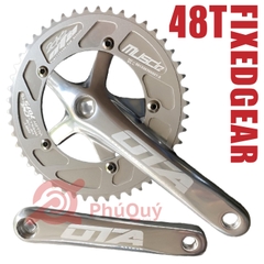 Dĩa FixedGear OTA Bạc 48T Cốt Vuông