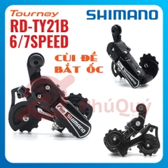 CÙI ĐỀ 7S SHIMANO TY21B MÀU ĐEN TOURNEY BẮT ỐC