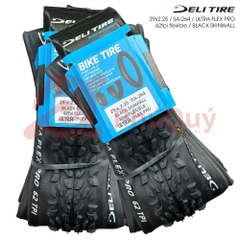 Vỏ Deli GẤP 29x2.25 HÔNG ĐEN SA-264