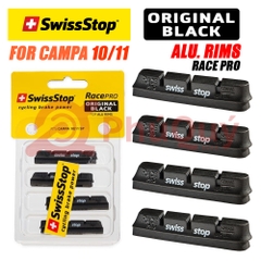 Gôm SWISSTOP CAMPAGNOLO Niềng NHÔM ORIGINAL BLACK