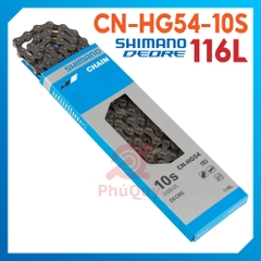 SÊN 10 SPEED SHIMANO CN-HG54 116 MẮT CÓ HỘP