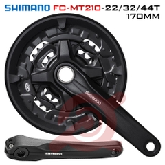 Dĩa SHIMANO FC-MT210-22/32/44T-170mm Kèm BB