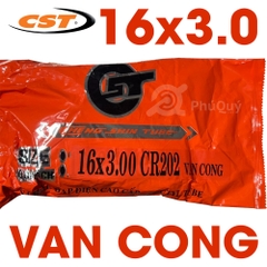 RUỘT XE ĐIỆN CHENG SHIN 16x3.0 VAN CONG