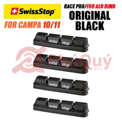 Gôm SWISSTOP CAMPAGNOLO Niềng NHÔM ORIGINAL BLACK