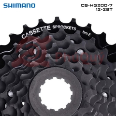 Líp 7 THẢ HG200-7 Màu Đen SHIMANO CHINA 12/28T