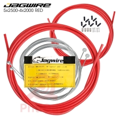 Dây Thắng Bộ JAGWIRE ĐỎ Trước-Sau