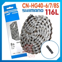 SÊN 8 SHIMANO HG40 116L HỘP CHÍNH HÃNG (PRODUCT OF CHINA) DÙNG CHỐT