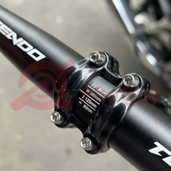 Pô Tăng TENDO 31.8 x 110mm Nhôm ĐEN Nghiêng 17 Độ PT02