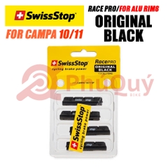 Gôm SWISSTOP CAMPAGNOLO Niềng NHÔM ORIGINAL BLACK