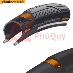 Vỏ 20x2.0 (50-406) Continental CONTACT URBAN Gai Trơn Vỏ Trọc