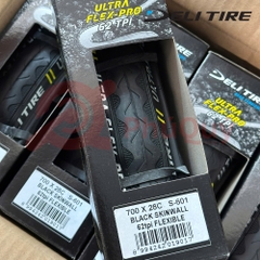 Vỏ Gấp Đen 700x28c Deli Ultra Flex-Pro Gai SÓNG S-601