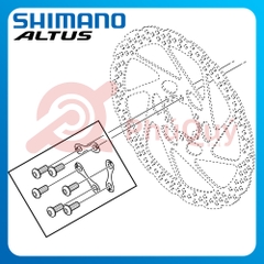 Đĩa Thắng SHIMANO RT26 160mm (Kèm 6 Ốc)